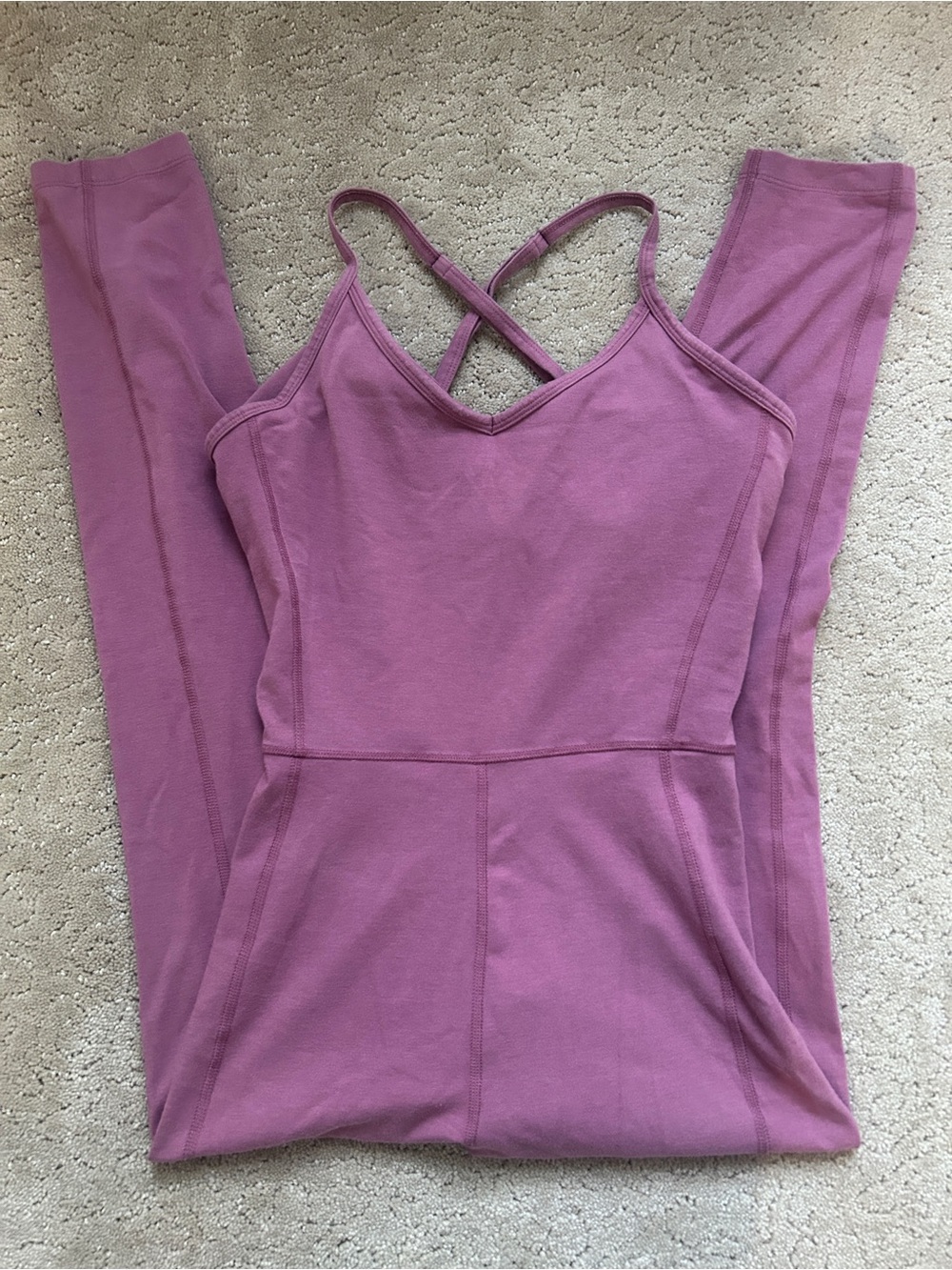 Old Navy Pink Activewear Cross-Back Jumpsuit
